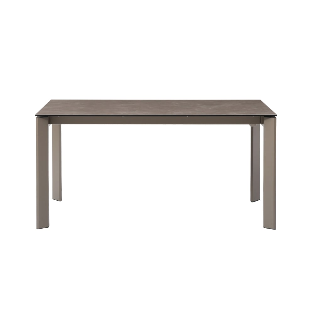 Table repas en céramique gris 160 cm avec allonge Table repas en céramique gris 160 cm avec allonge