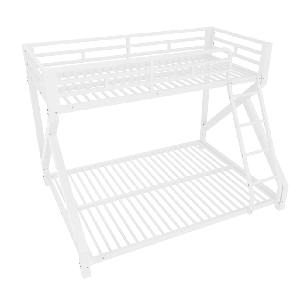 Lit superposé en fer blanc avec éclairage led 90 x 200/140 x 200 cm