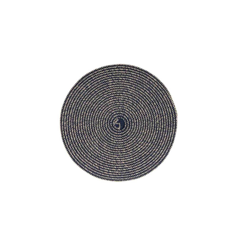Lot de 4 sets de table bleu en autre 36cm