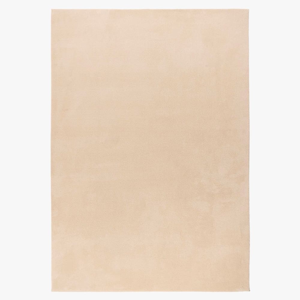 Tapis en tissu doux beige - 80x140 cm