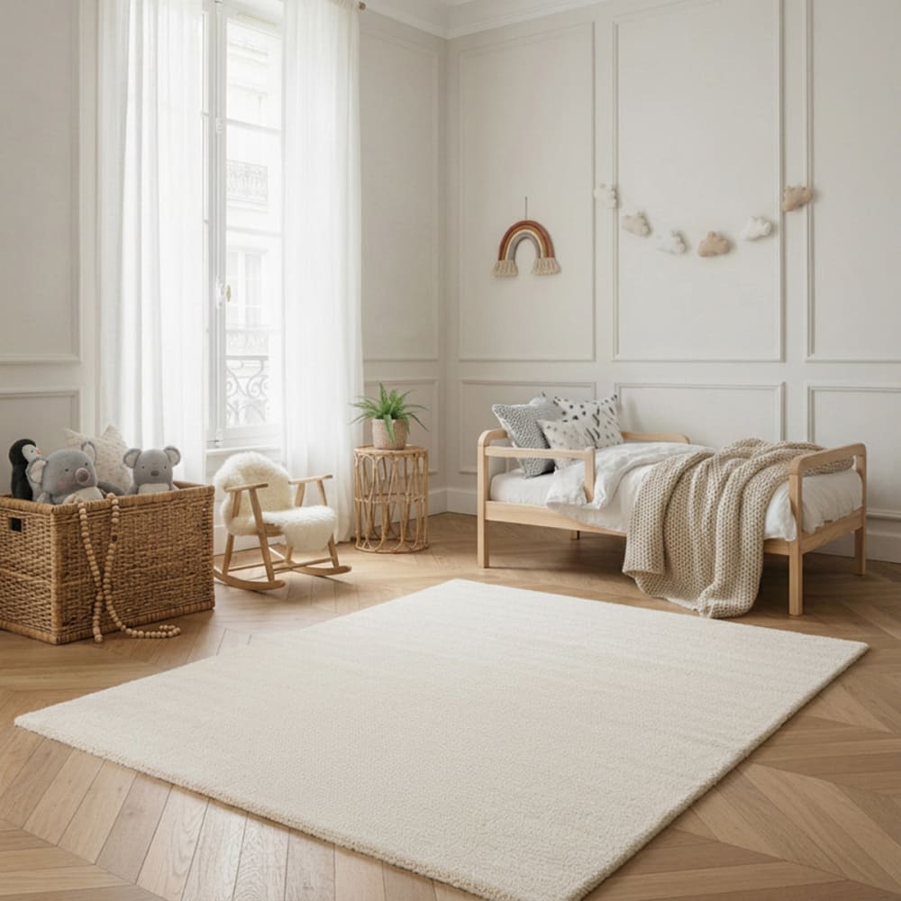 Tapis effet mouton contemporain 160 x 230 cm — vue 4