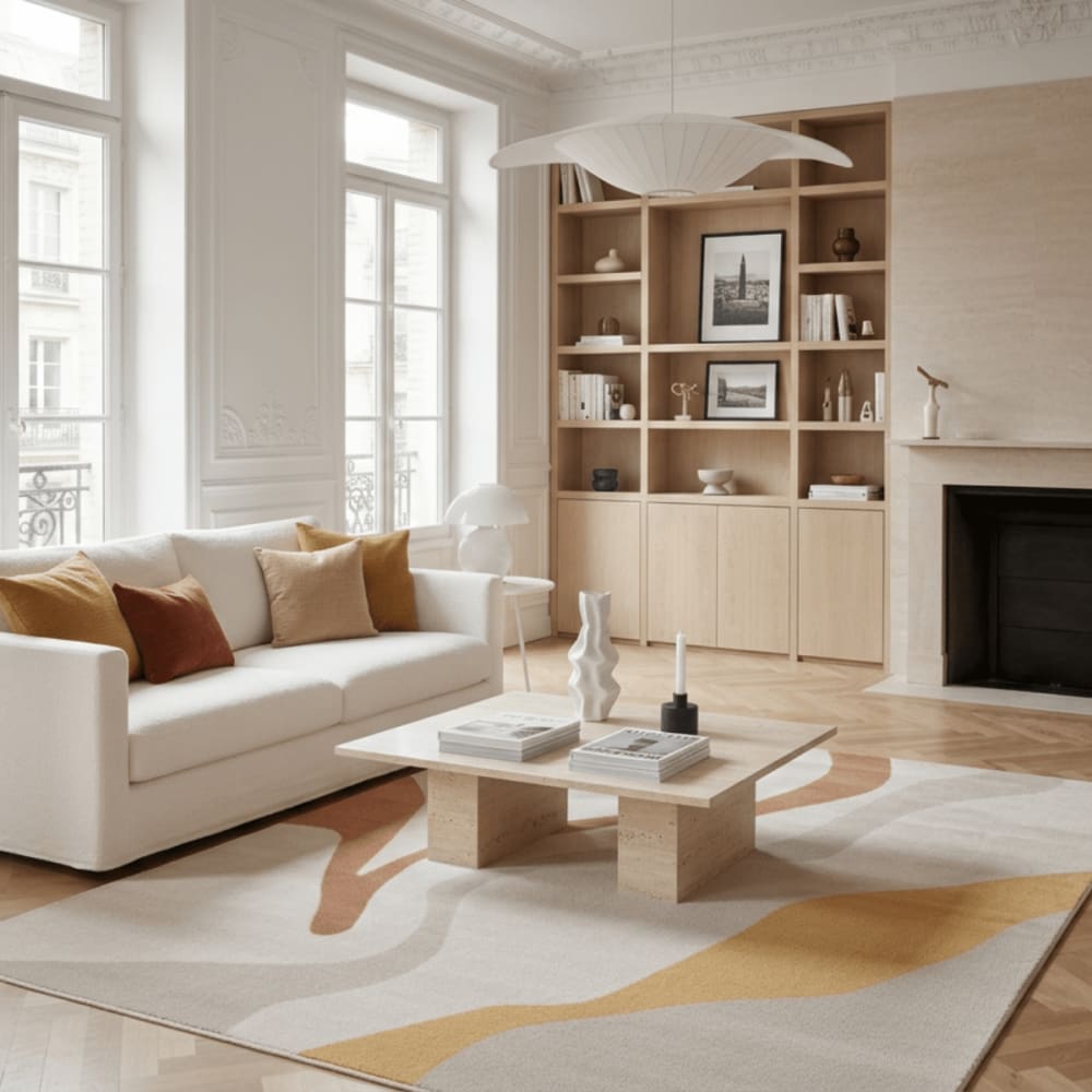 AFK Living Teppich, Superweicher, grafischer 200 x 290 cm style modern Mehrfarbig Öko-Tex Zertifikat Pp - Polypropylen