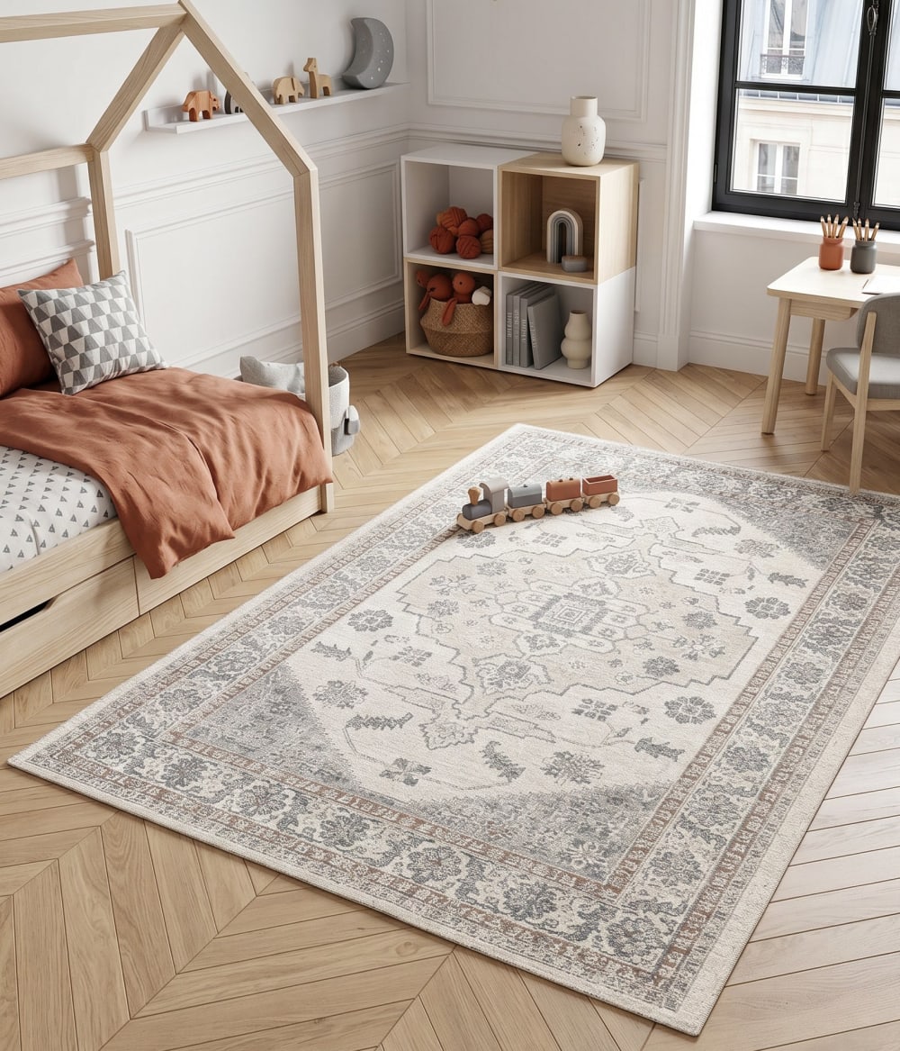 Tapis design en fibres recyclées 160 x 230 cm — vue 4
