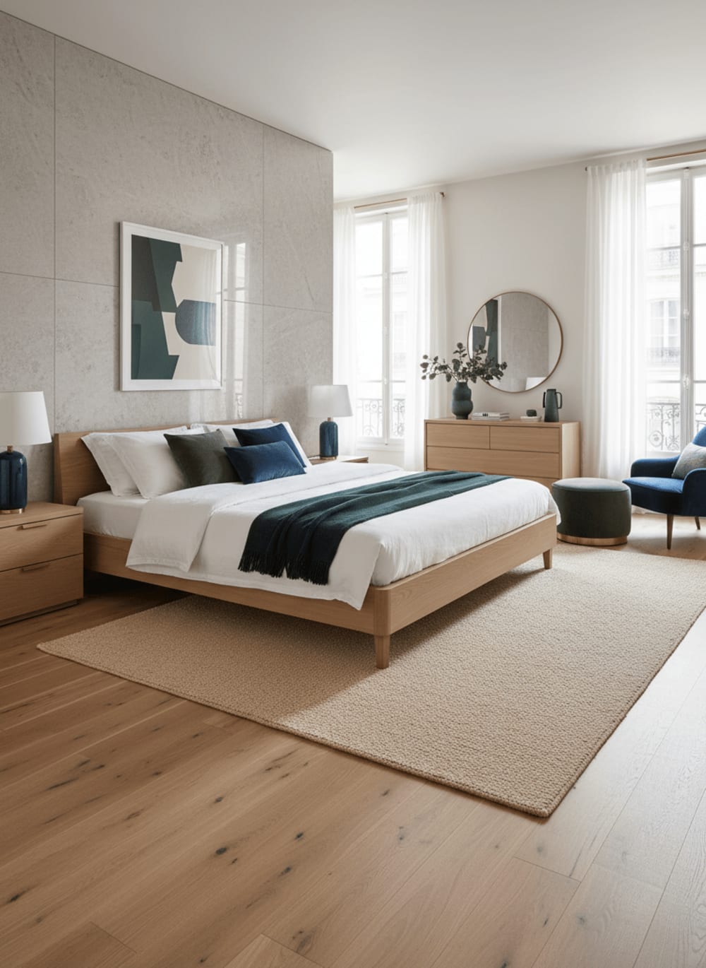 Tapis uni bouclé 160 x 230 cm — vue 3
