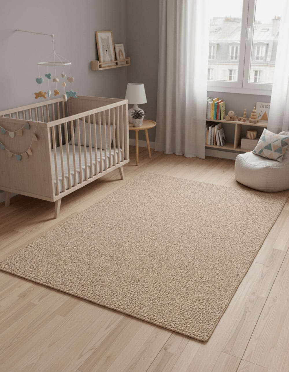 Tapis uni bouclé 160 x 230 cm — vue 4