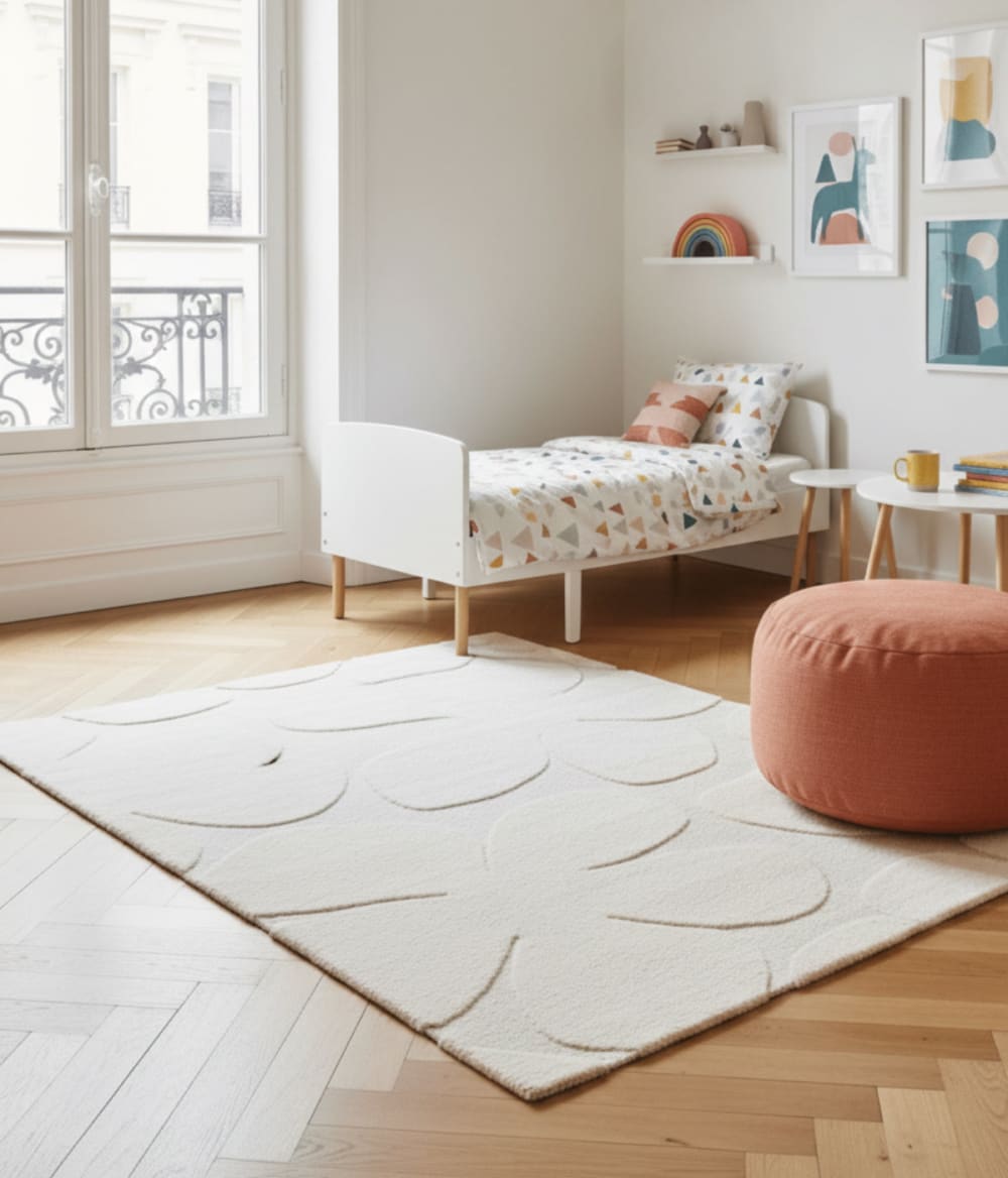 Tapis doux à motifs en relief 160 x 230 cm — vue 4