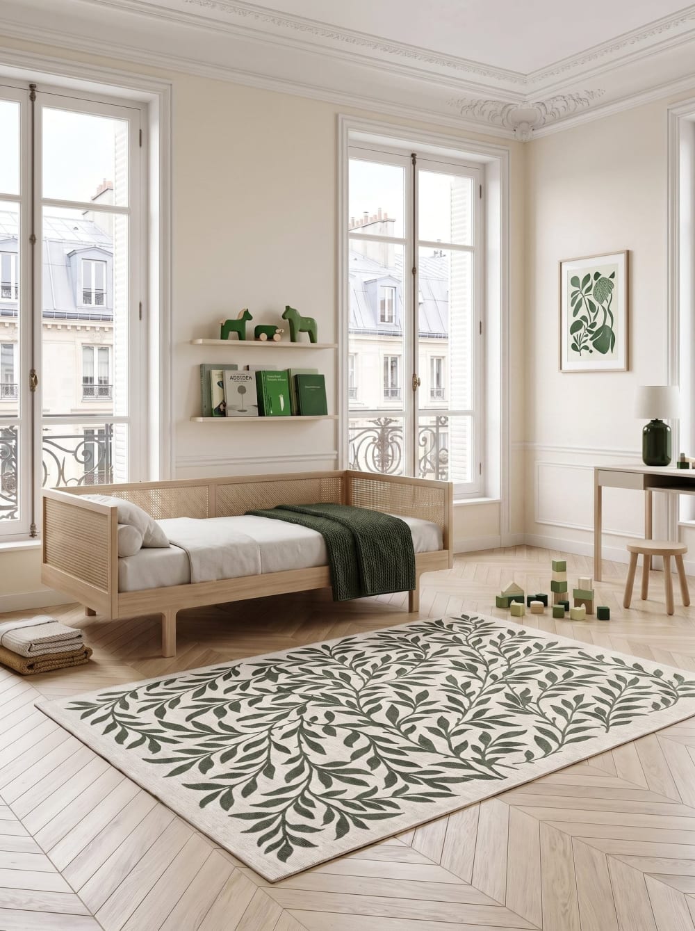 Tapis design en fibres recyclées 160 x 230 cm — vue 4