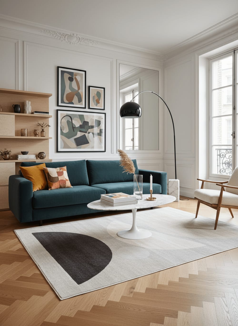 Tapis super doux très graphique 120 x 170 cm — vue 3