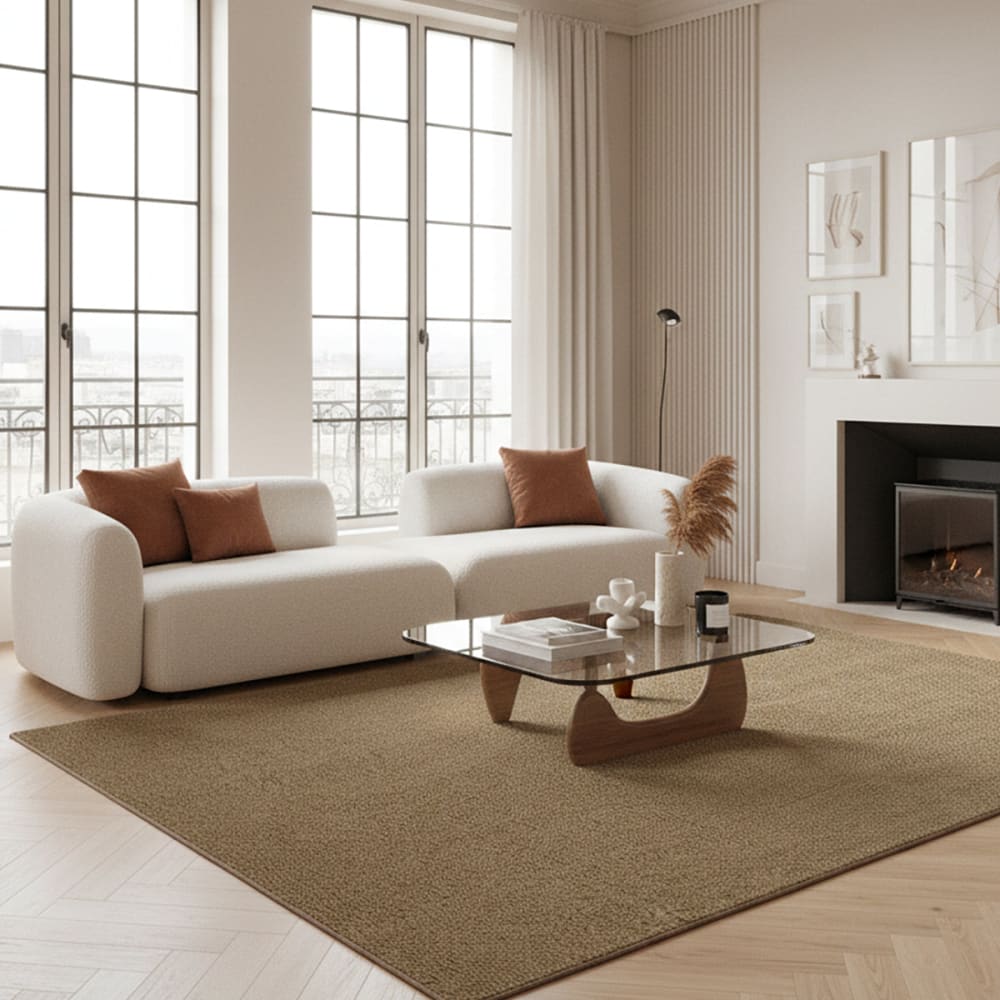 Teppich, Zeitgenössischer im Lammfell-Look 120 x 160 cm - Maisons