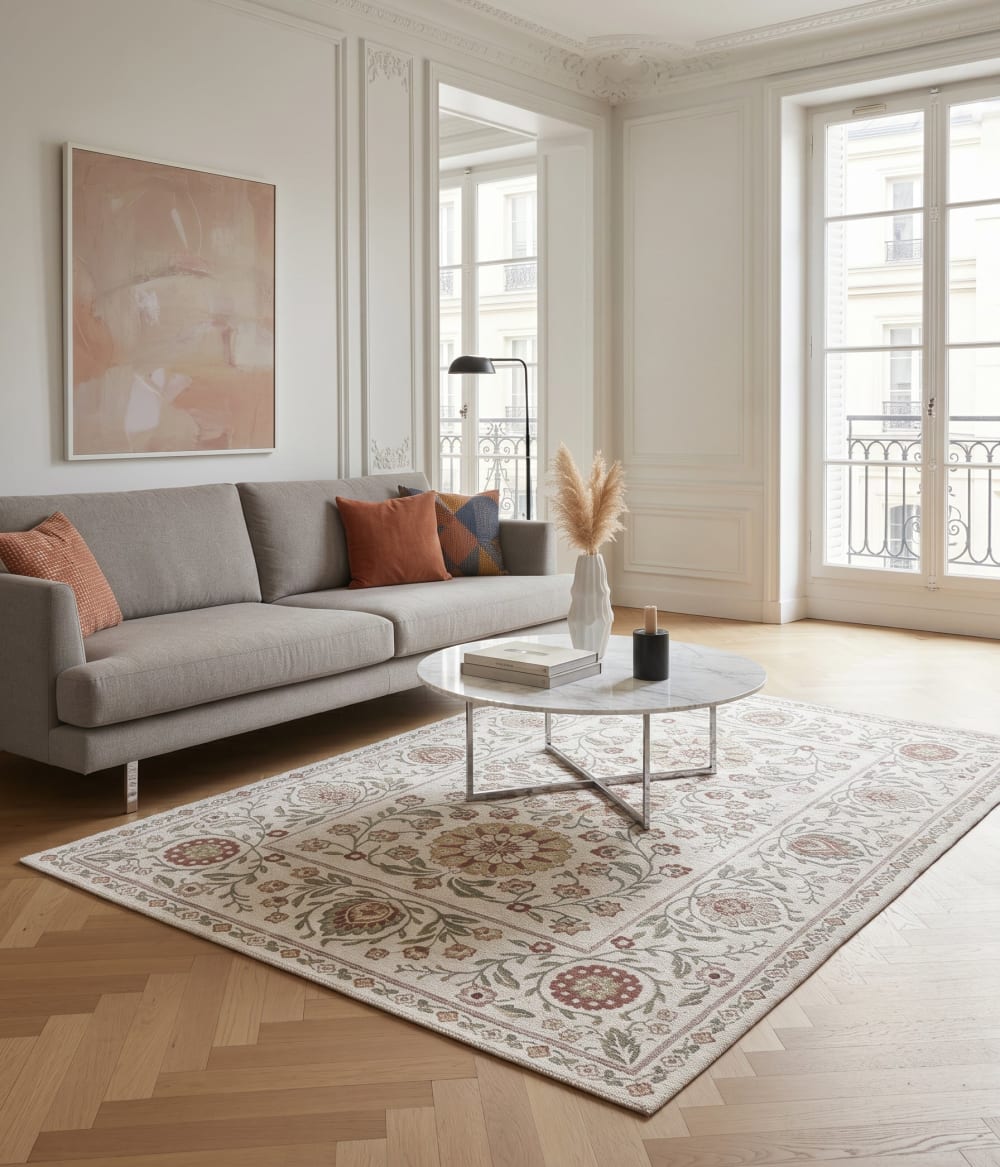 Tapis design en fibres recyclées 120 x 170 cm — vue 3