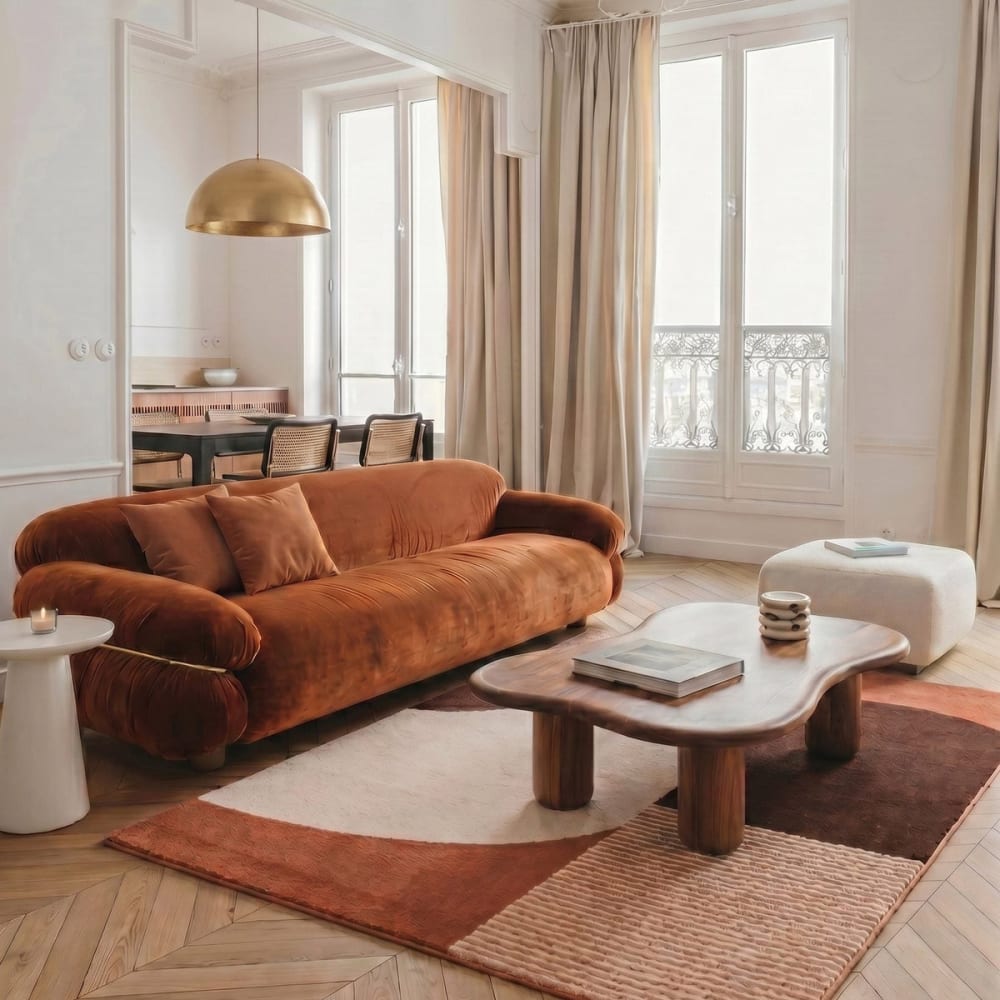 Teppich dicker und bequemer Shaggy 80 x 150 cm - Maisons Du Monde