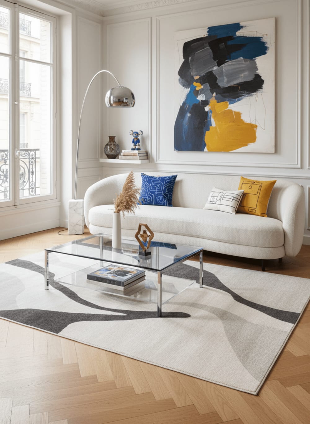 Tapis super doux très graphique 200 x 290 cm — vue 3