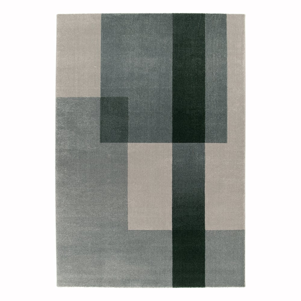 Teppich aus recycelten Fasern im Designstil 160 x 230 cm -
