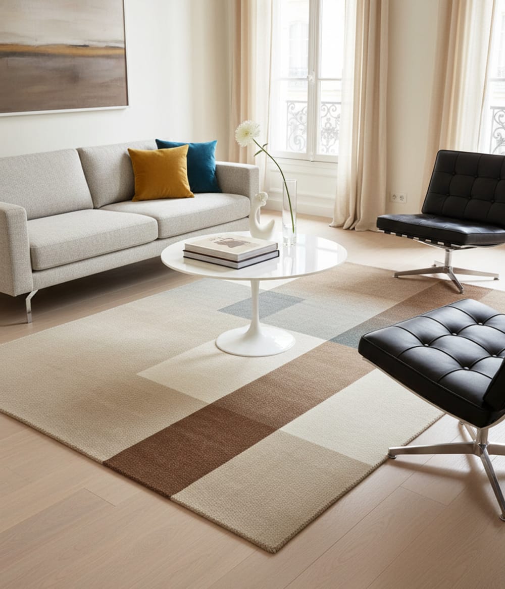 Tapis design en fibres recyclées 160 x 230 cm — vue 3