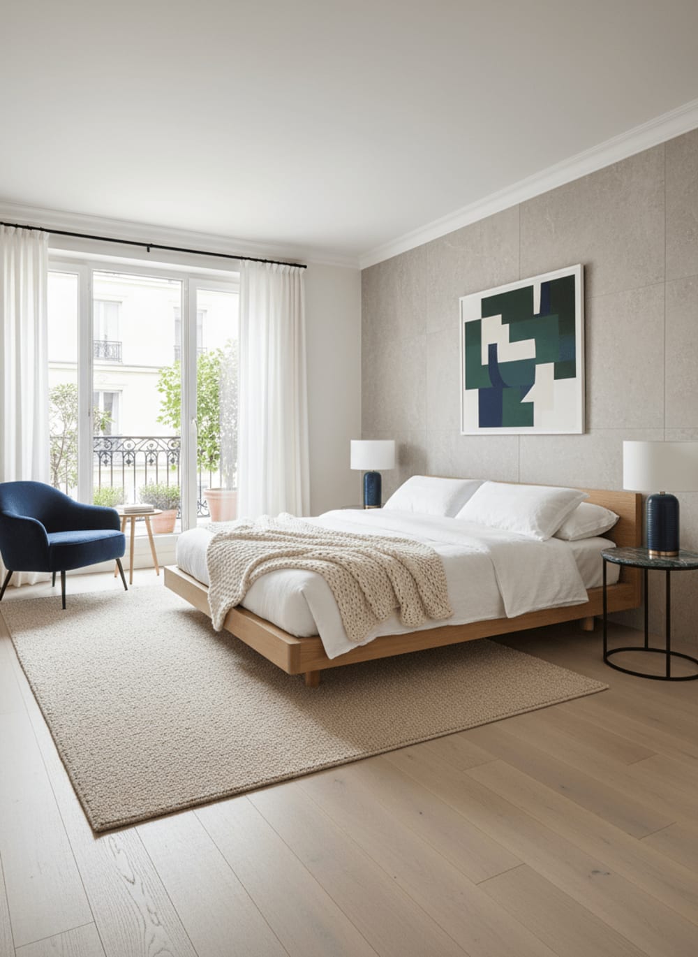 Tapis uni bouclé 120 x 170 cm — vue 3