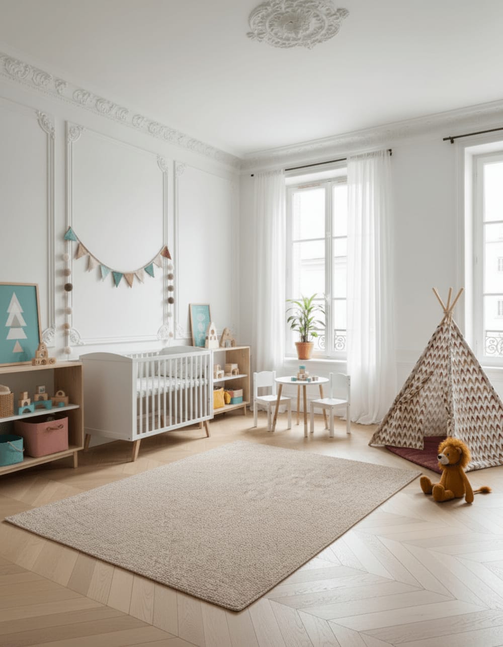 Tapis uni bouclé 120 x 170 cm — vue 4