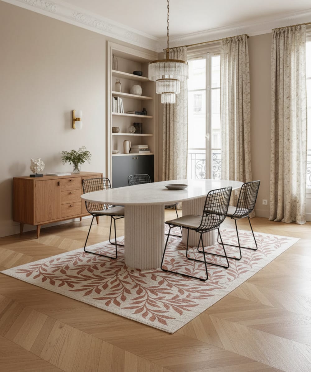 Tapis design en fibres recyclées 160 x 230 cm — vue 3