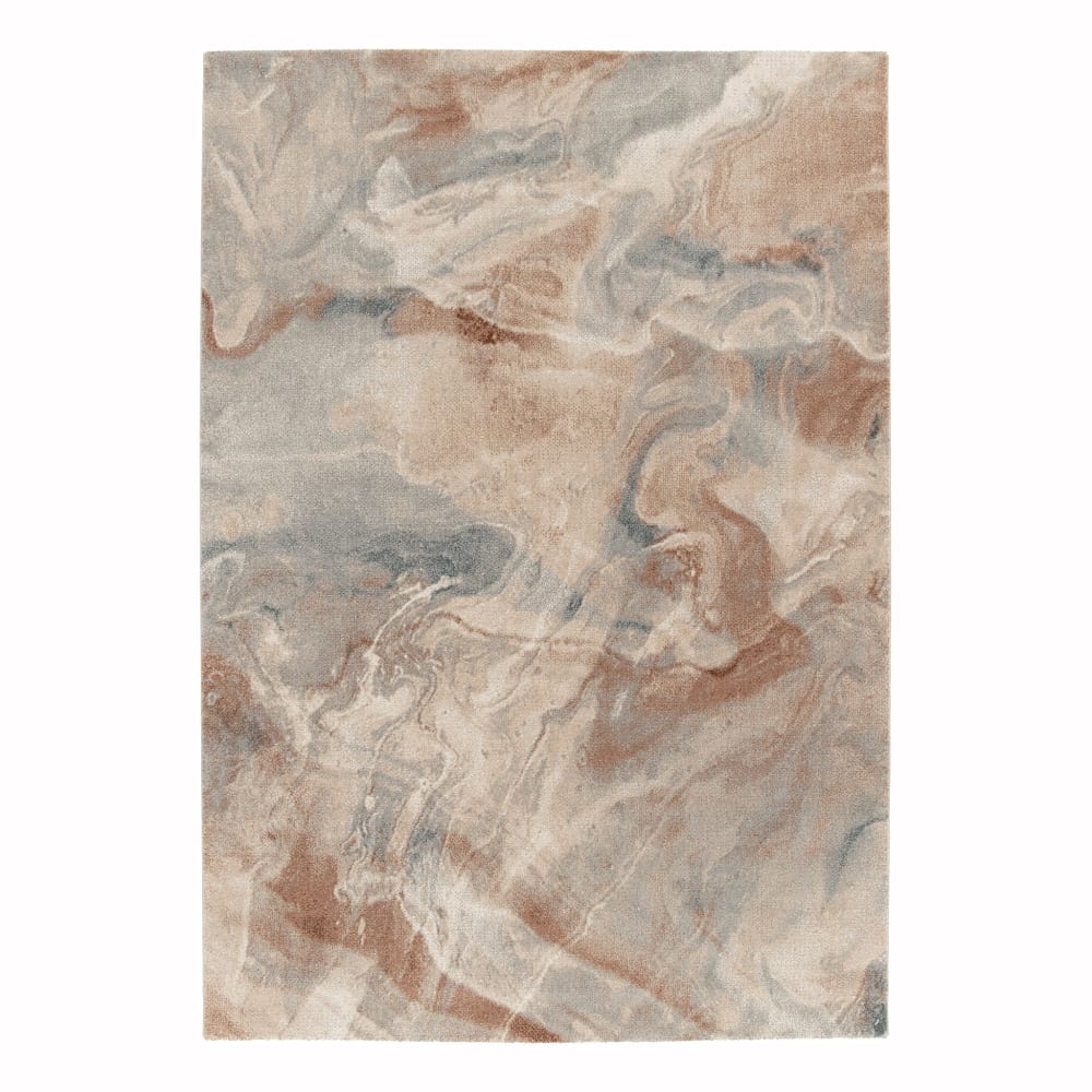 Tapis abstrait en fibres recyclées 120 x 170 cm