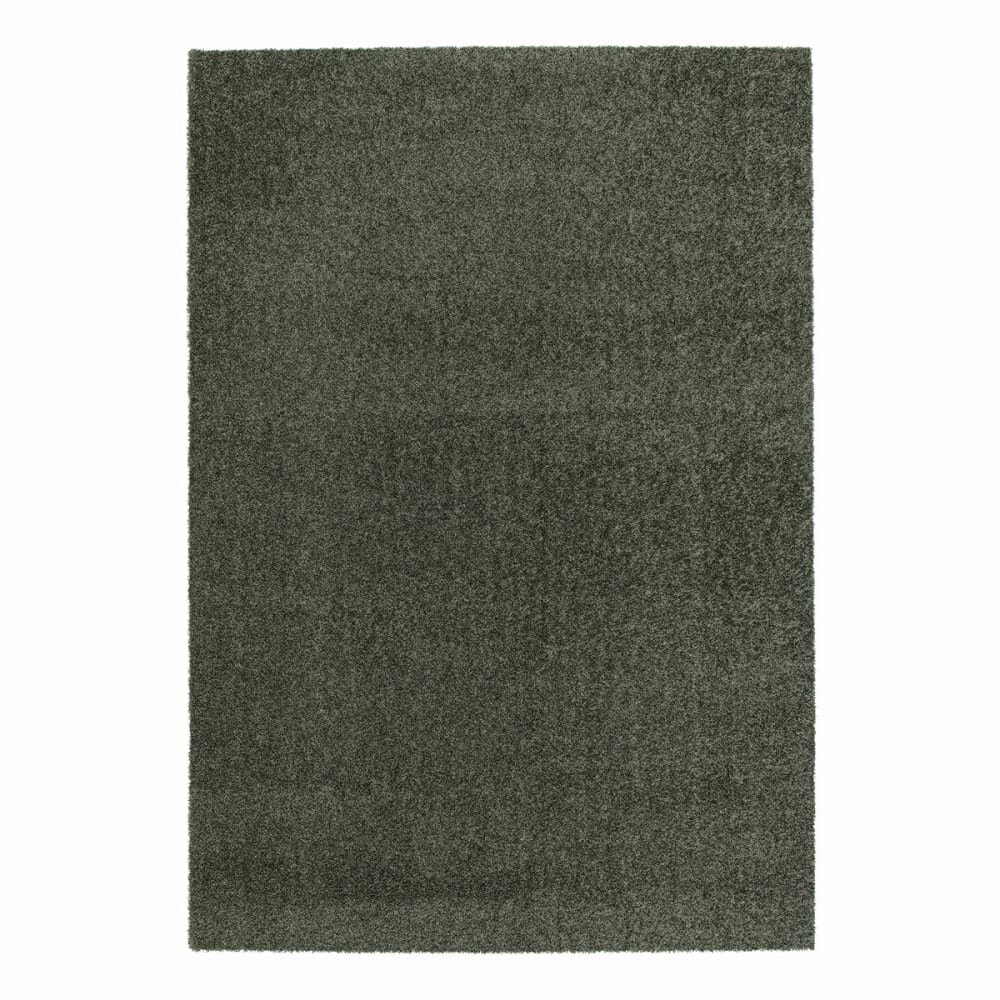 AFK Living Teppich, Einfarbiger, maschinenwaschbarer 80 x 150 cm style classic chic Grün Öko-Tex Zertifikat Pp - Polypropylen