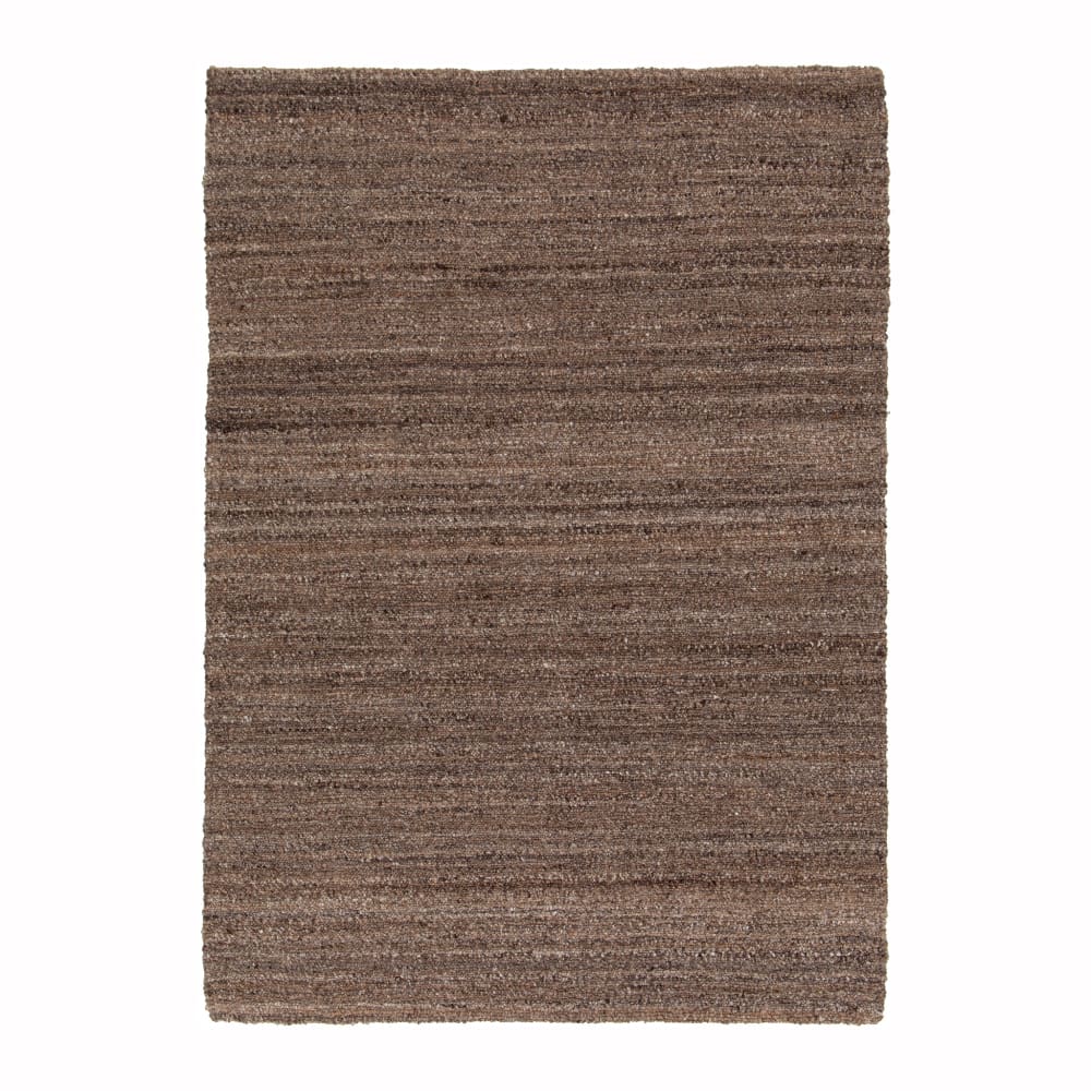 Tapis tissé main bouclé marron 160 x 230 cm