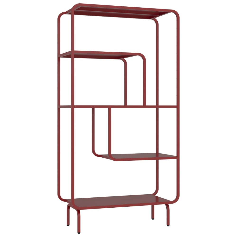 Metall-Design-Konsole in Karminrot - Maisons Du Monde