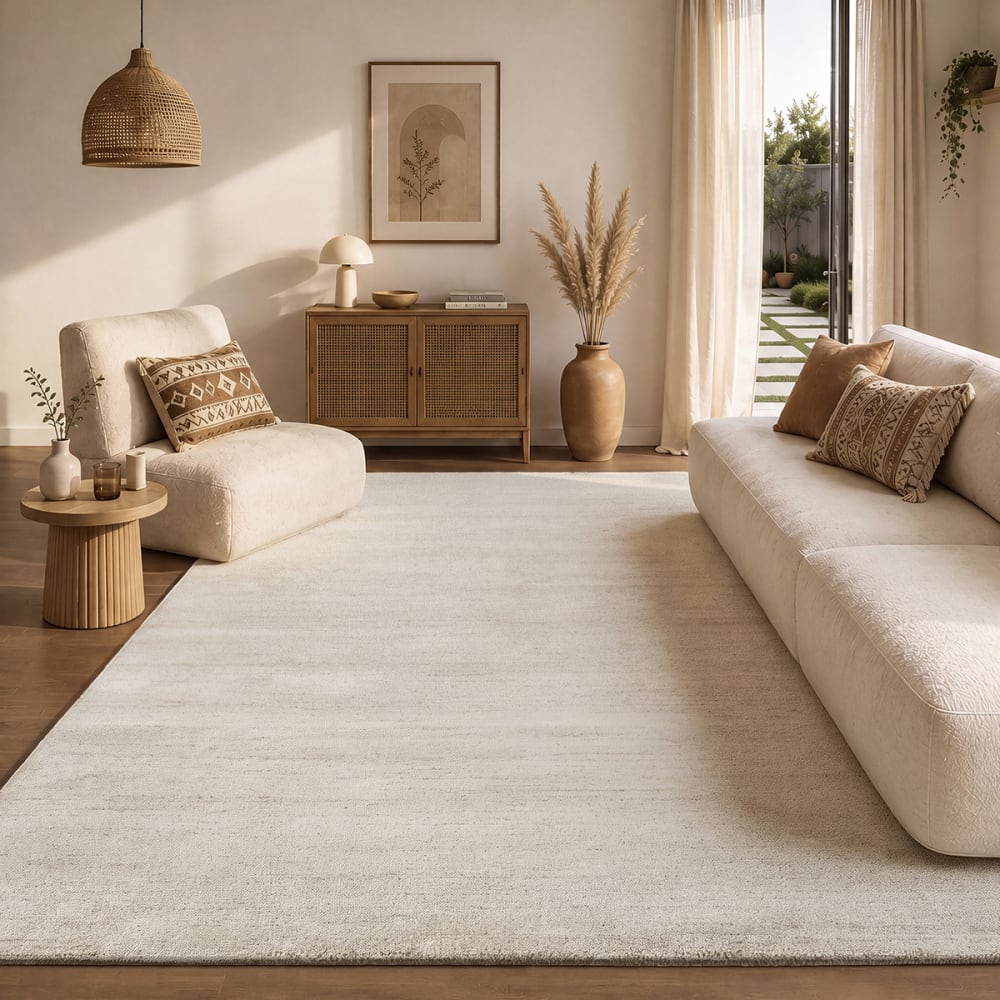 Tapis haut gamme élégant, beige, 200 x 290 cm — vue 3