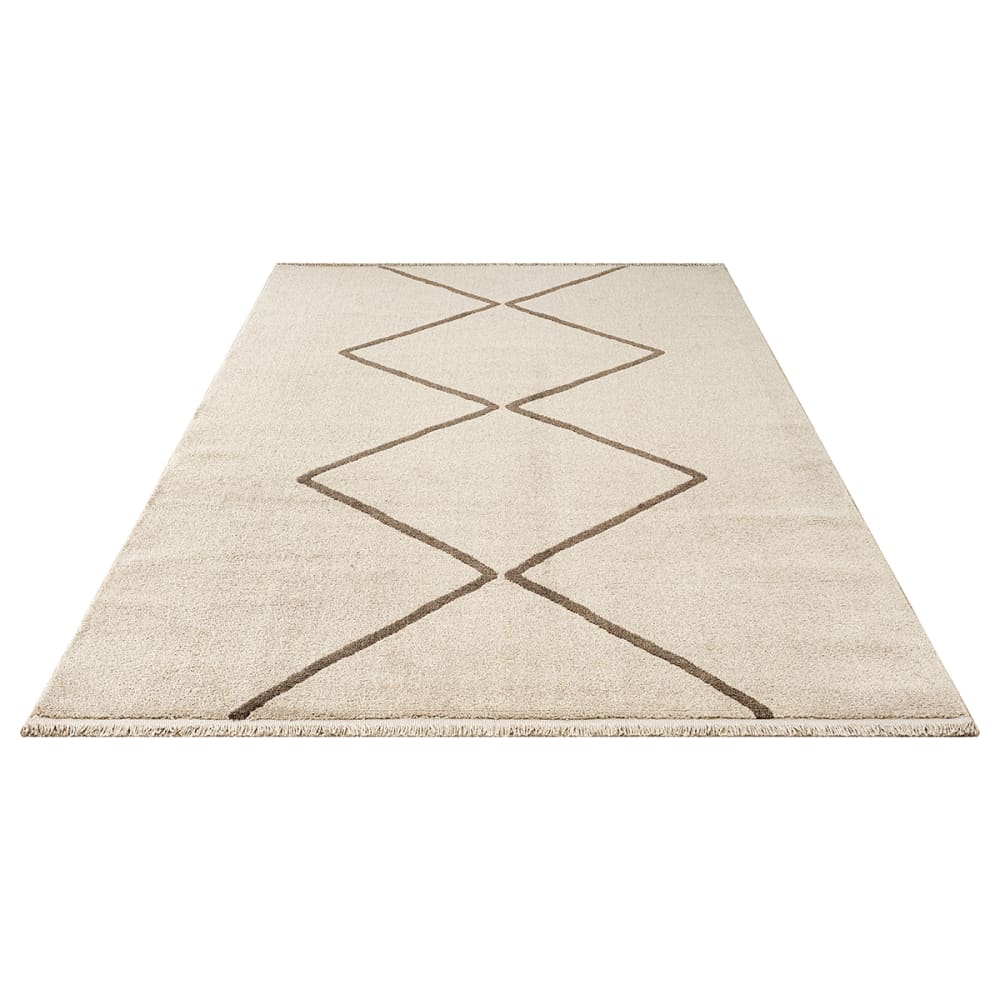 Tapis poils courts style berbère, beige, 200 x 290 cm — vue 4
