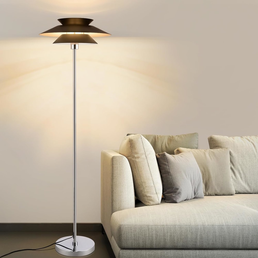 Stehlampe Eisen 40x40x142cm schwarz E27 - Maisons Du Monde