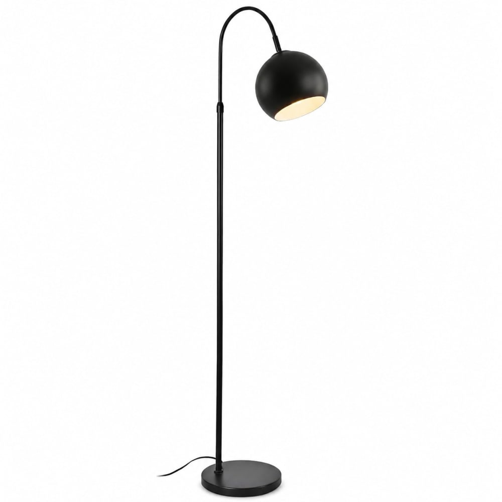 Lampadaire en fer noir 42x42x160cm e27