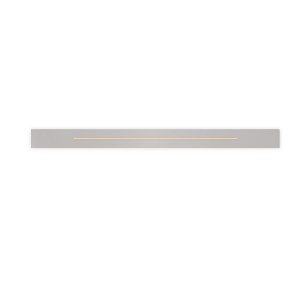 Applique murale en fer blanc 60x5x4cm led 3000k 20w