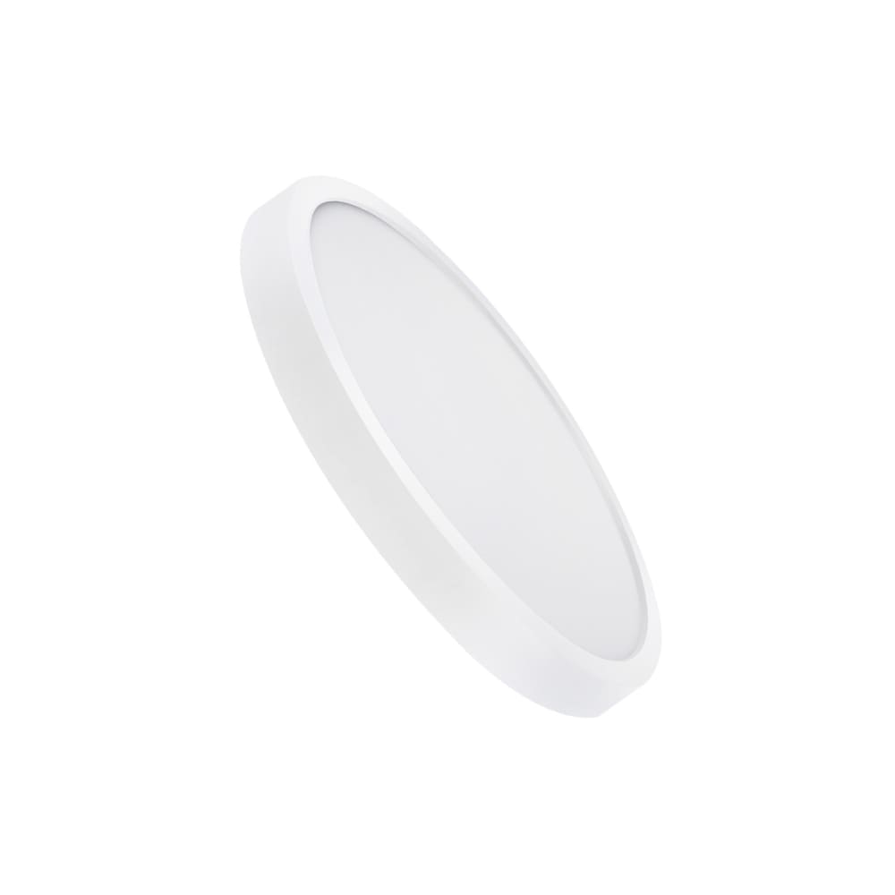 Plafonnier en pvc blanc 30x30x2.4cm led 3000k 24w
