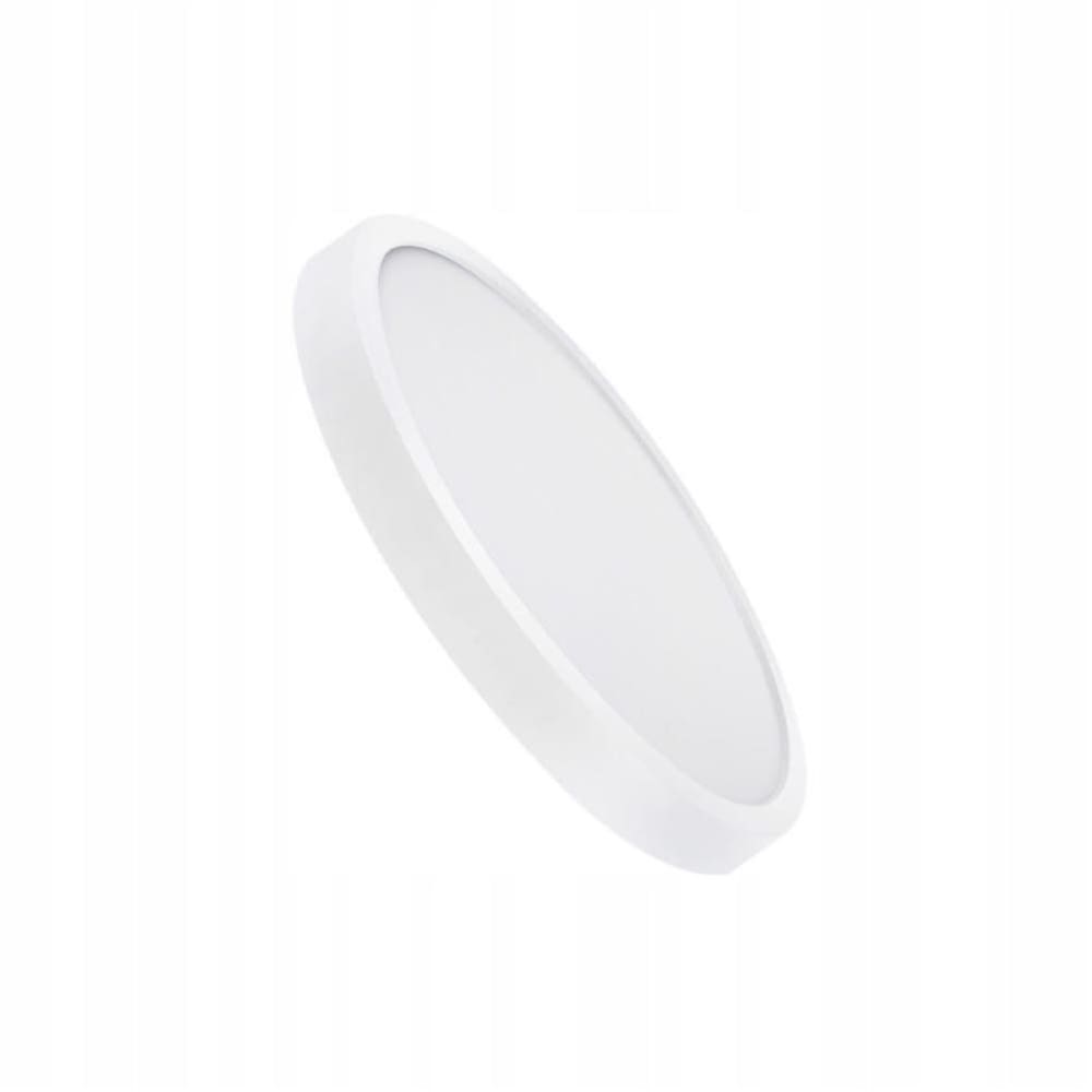 Plafonnier en pvc noir 18x18x2.4cm led 4000k 15w