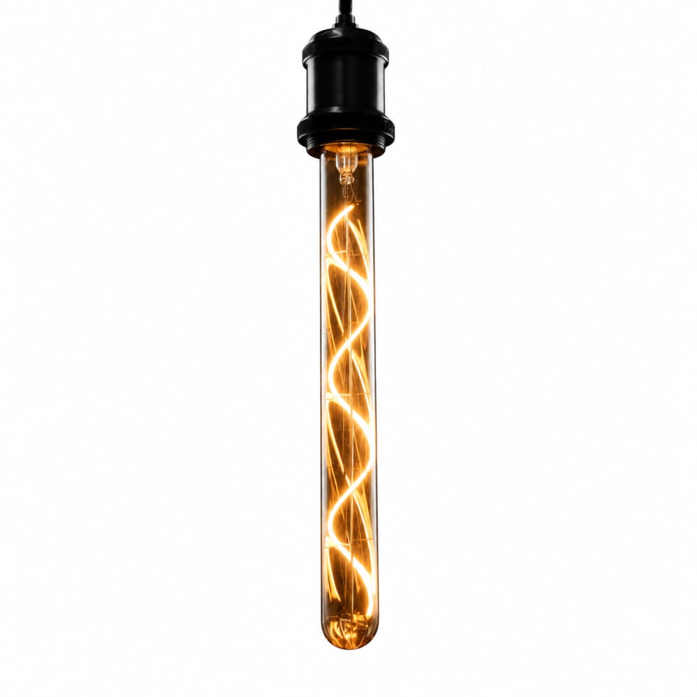 Ampoule verre marron 3x30cm e27 2200k