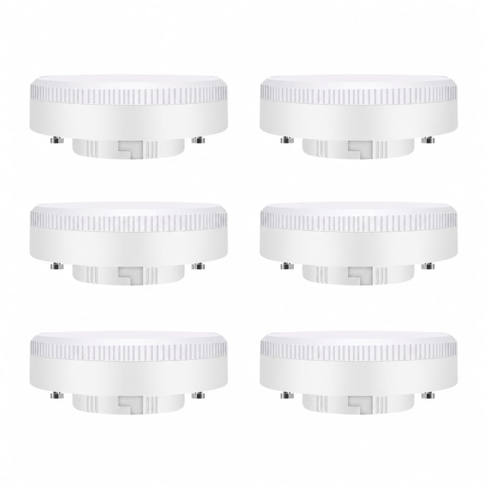 Ampoule polycarbonate blanc 7.4x3cm 3000k lot de 6