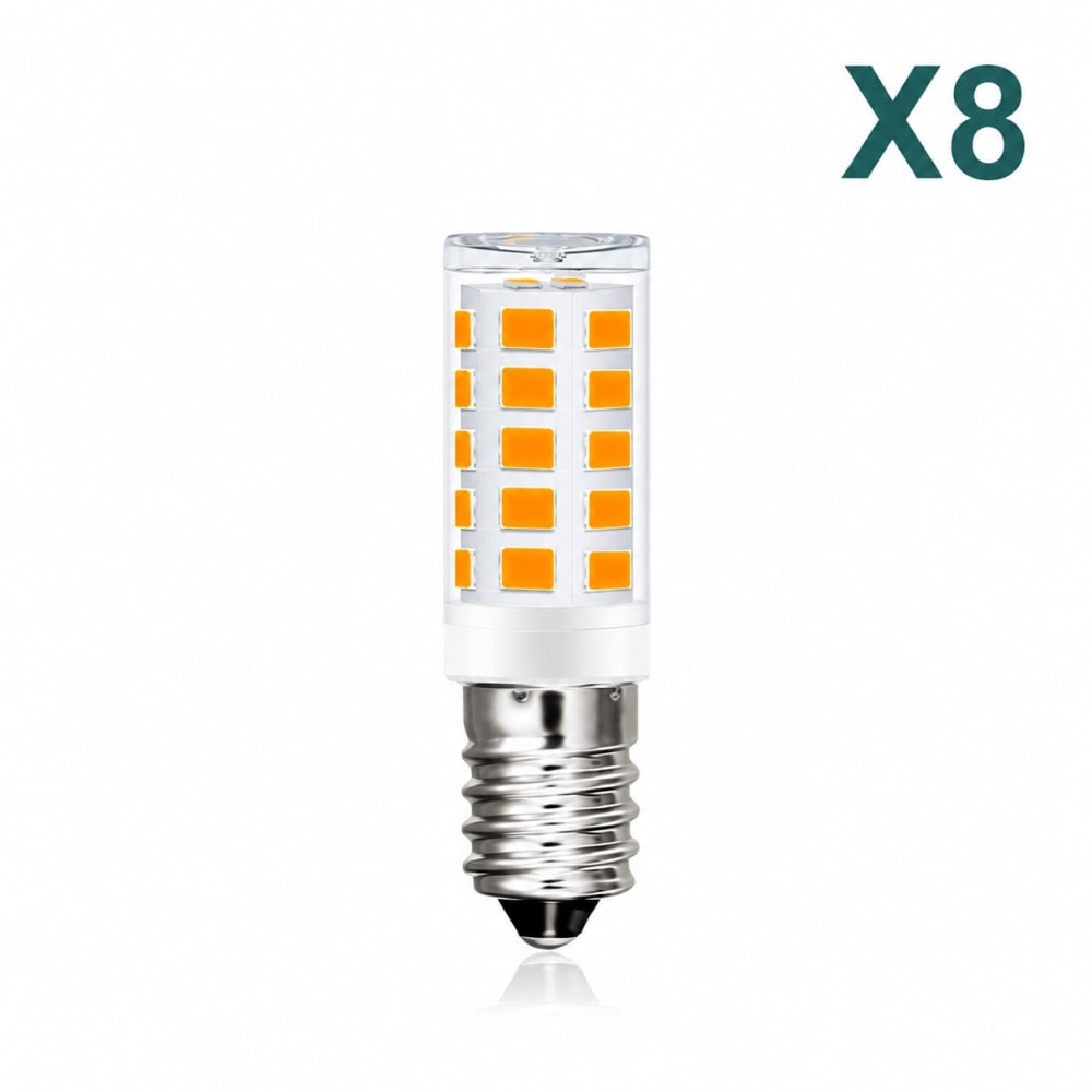Ampoule verre transparent 2x5cm lot de 8