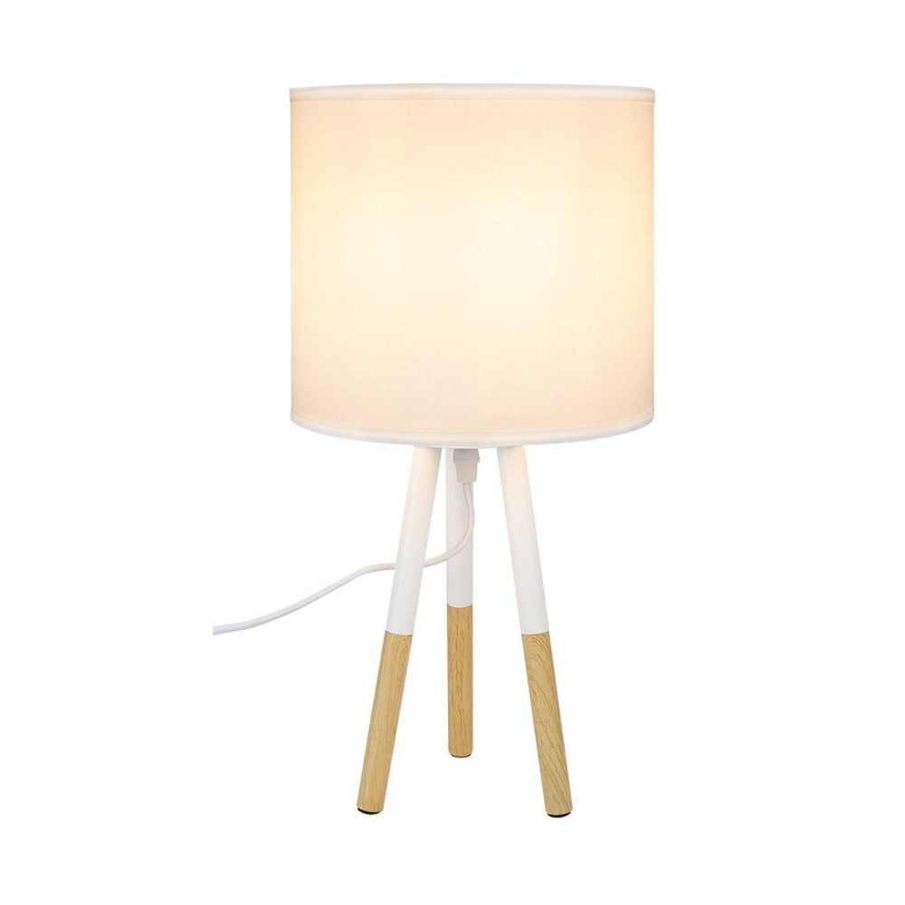 Lampe de table en fer blanc 39.6x9x7.6cm e27
