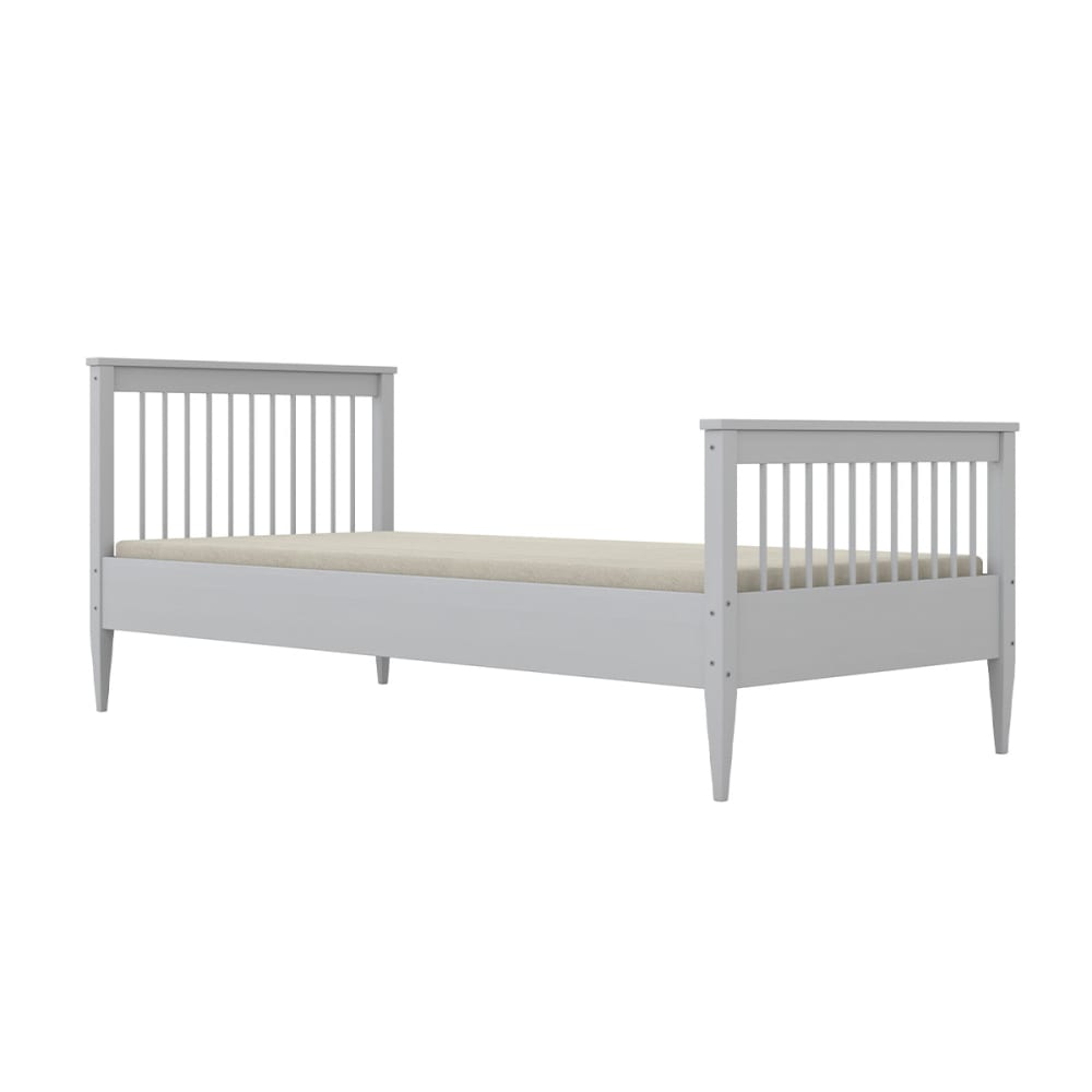 Bett 90x200 inklusive Lattenrost Holz Weiß - Maisons Du Monde