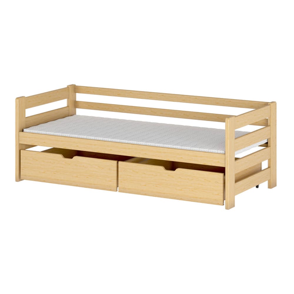 Bett 90x190 inkl. Lattenrost Holz - Maisons Du Monde