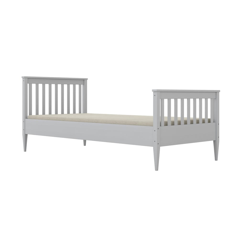 Bett 90x200 inklusive Lattenrost Holz Weiß - Maisons Du Monde