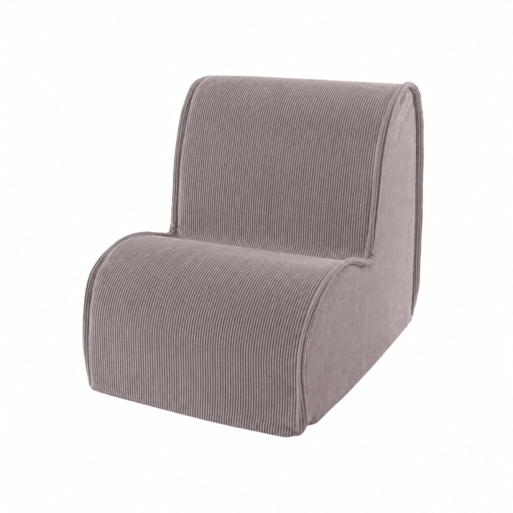 Fauteuil nuage enfant en velours côtelé fin, taupe Fauteuil nuage enfant en velours côtelé fin, taupe
