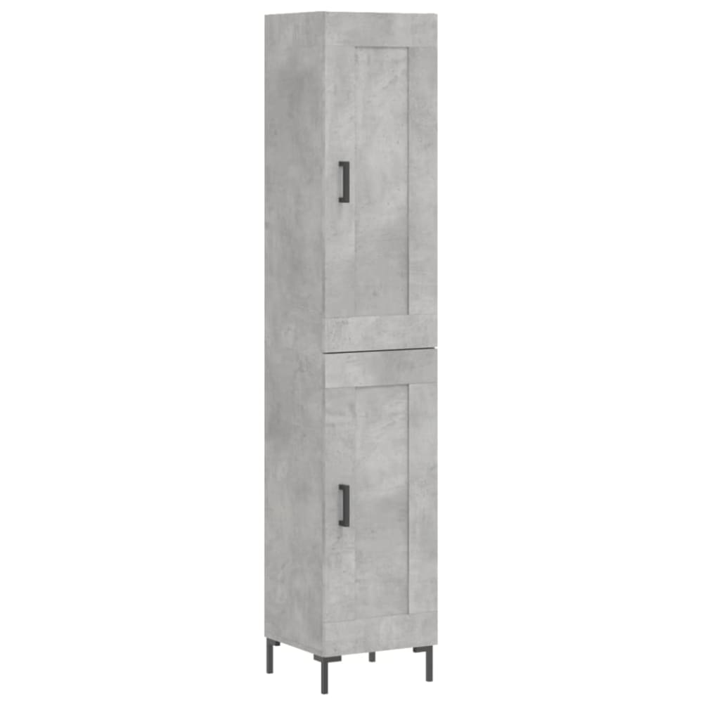 Bahut commode armoire bois marron 34.5 x 34 x 180 cm