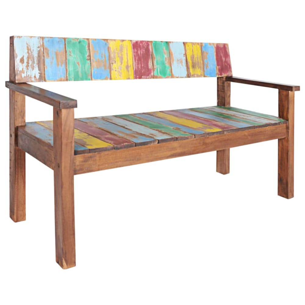 Banc banquette 115 x bois marron 115 x 51 x 80 cm Banc banquette 115 x bois marron 115 x 51 x 80 cm