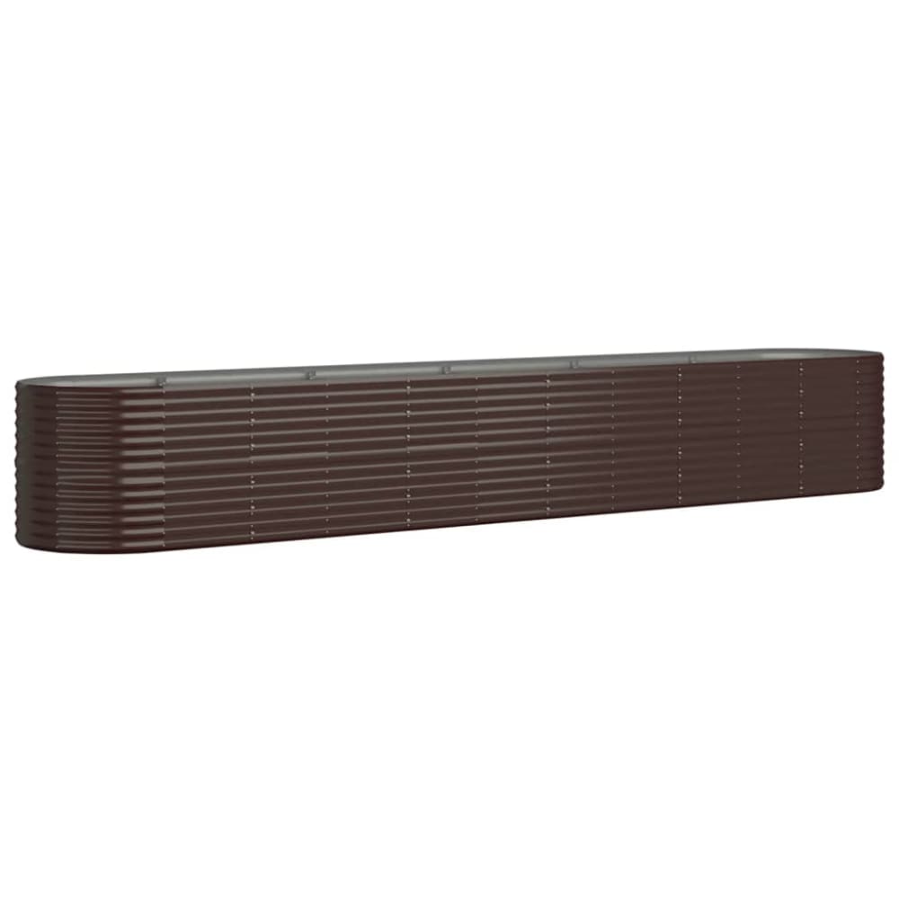 Jardinière bac lit surélevé marron 440 x 80 x 68 cm Jardinière bac lit surélevé marron 440 x 80 x 68 cm