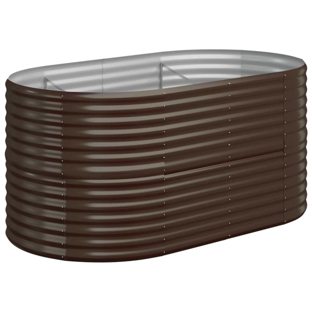 Jardinière bac lit surélevé marron 152 x 80 x 68 cm Jardinière bac lit surélevé marron 152 x 80 x 68 cm