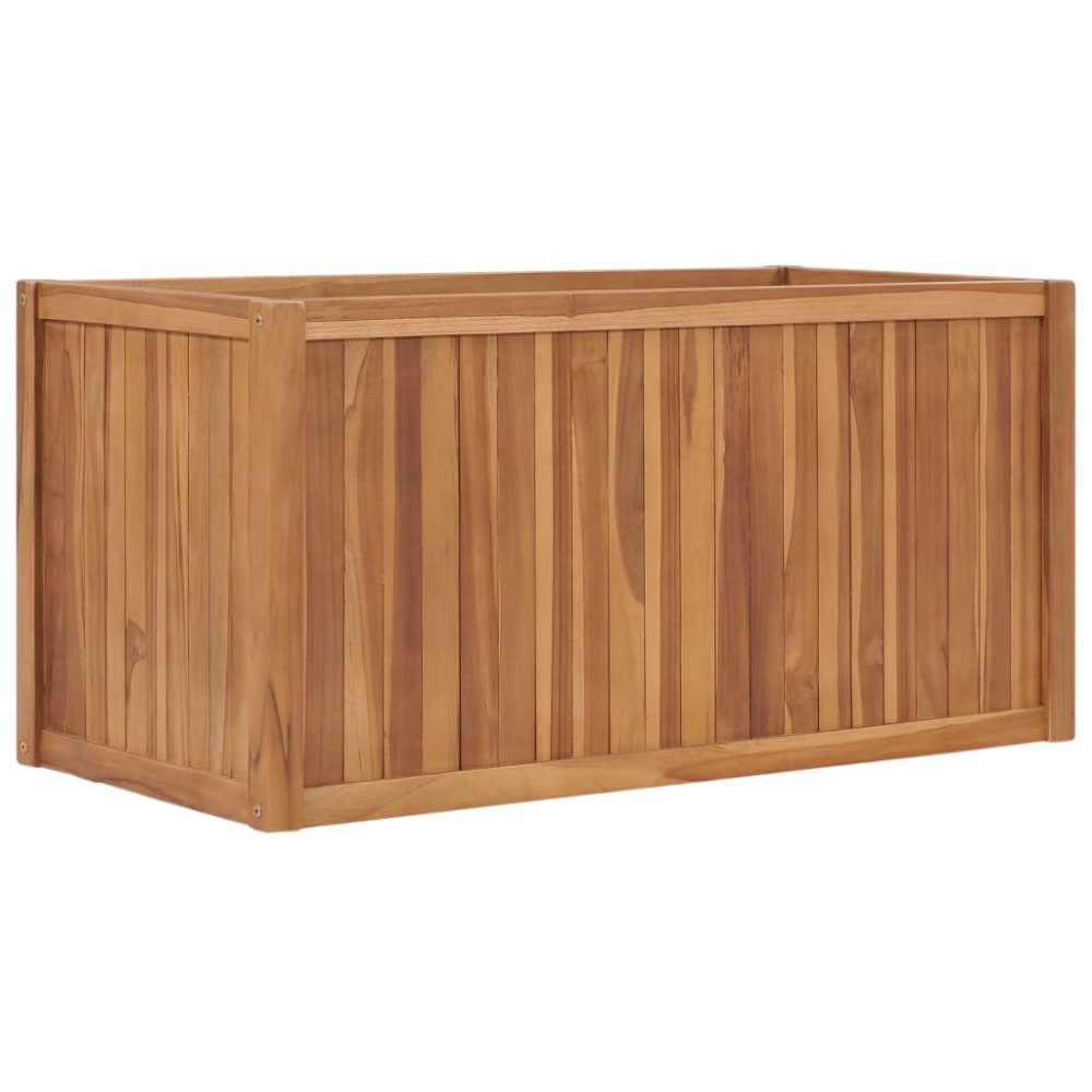 Jardinière lit surélevé plantes bois marron 100 x 50 x 50 cm Jardinière lit surélevé plantes bois marron 100 x 50 x 50 cm