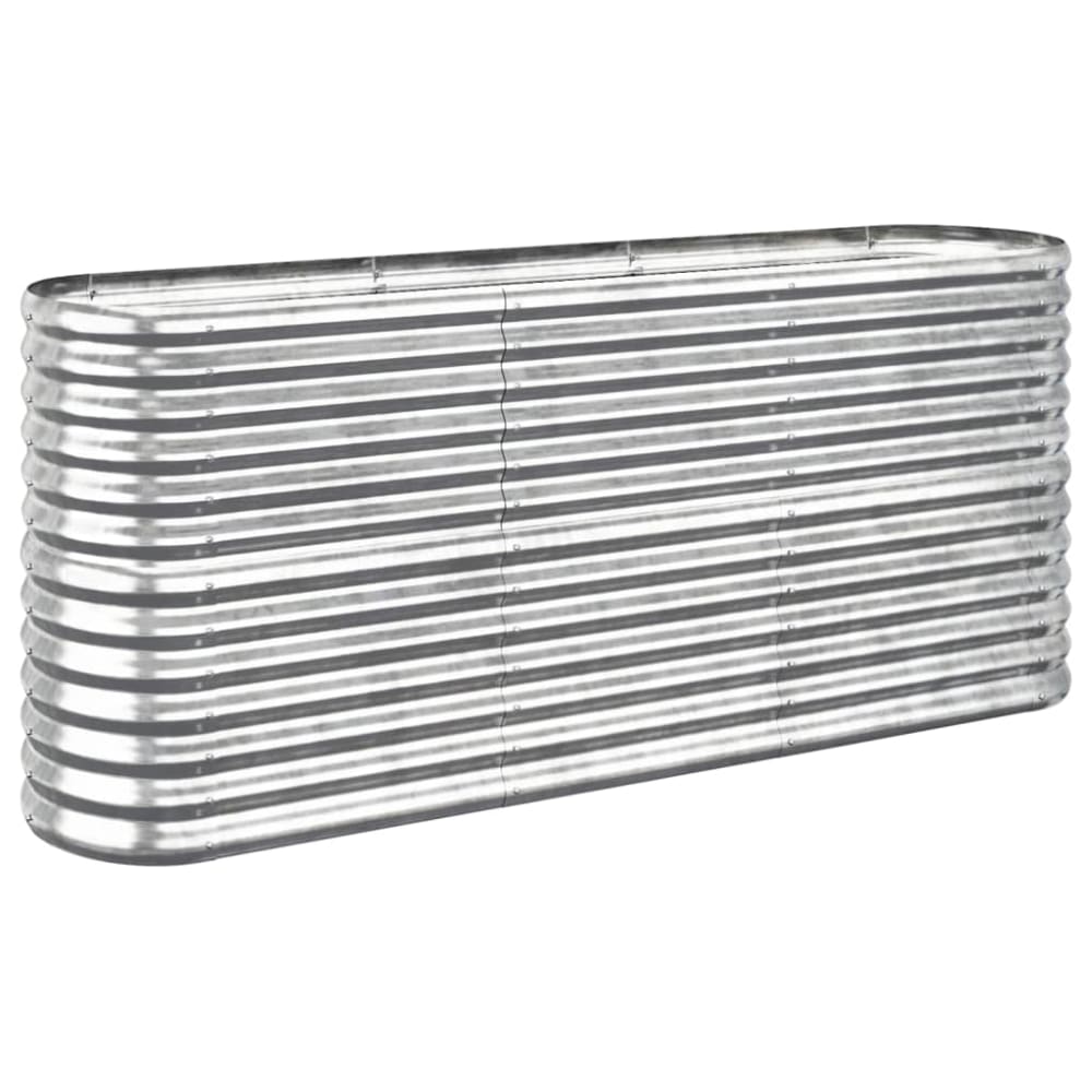 Jardinière bac lit surélevé argenté 152 x 40 x 68 cm Jardinière bac lit surélevé argenté 152 x 40 x 68 cm