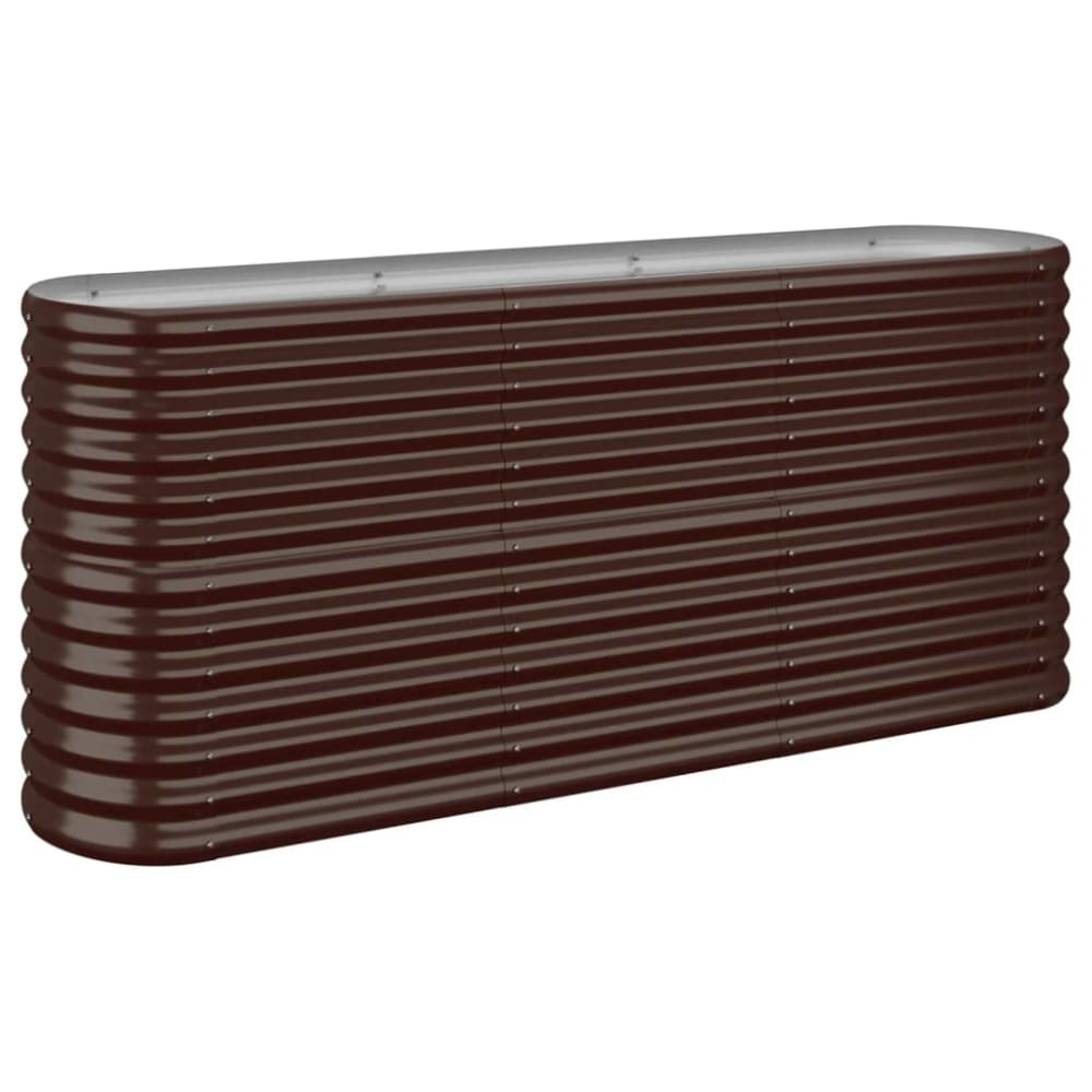 Jardinière bac lit surélevé marron 152 x 40 x 68 cm Jardinière bac lit surélevé marron 152 x 40 x 68 cm