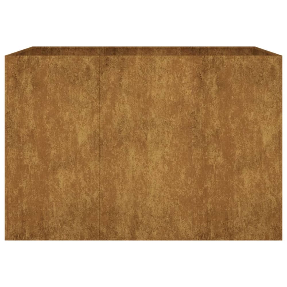 Jardinière bac lit surélevé marron 120 x 80 x 80 cm — vue 4