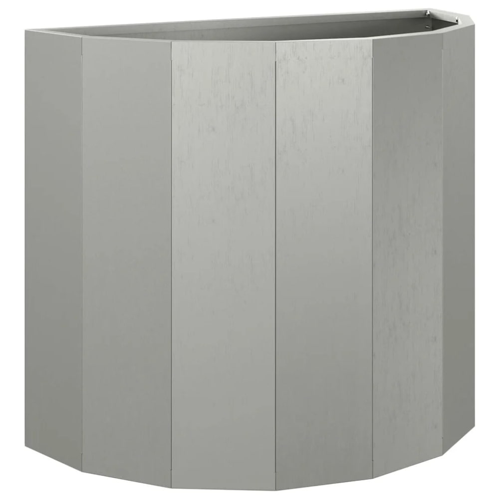 Jardinière demi-ronde design moderne 60 x 30 x 50 cm — vue 3