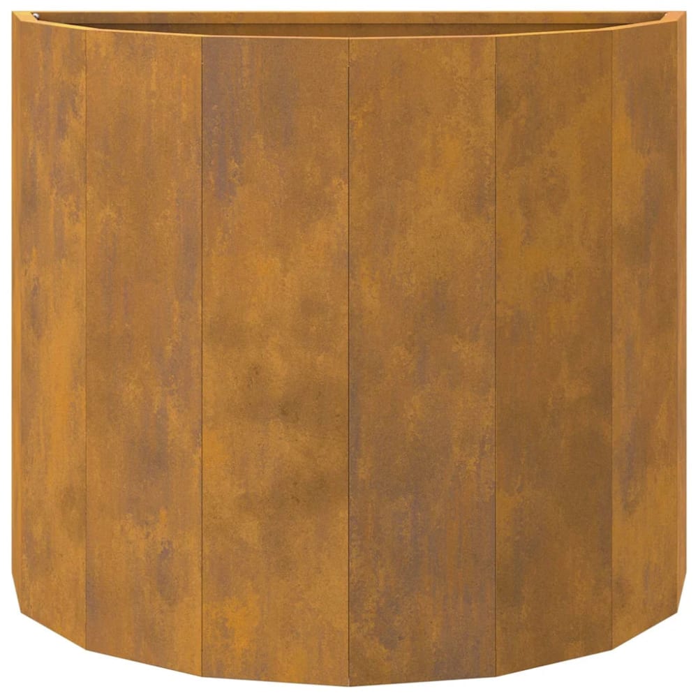 Jardinière demi-ronde design moderne 60 x 30 x 50 cm — vue 4